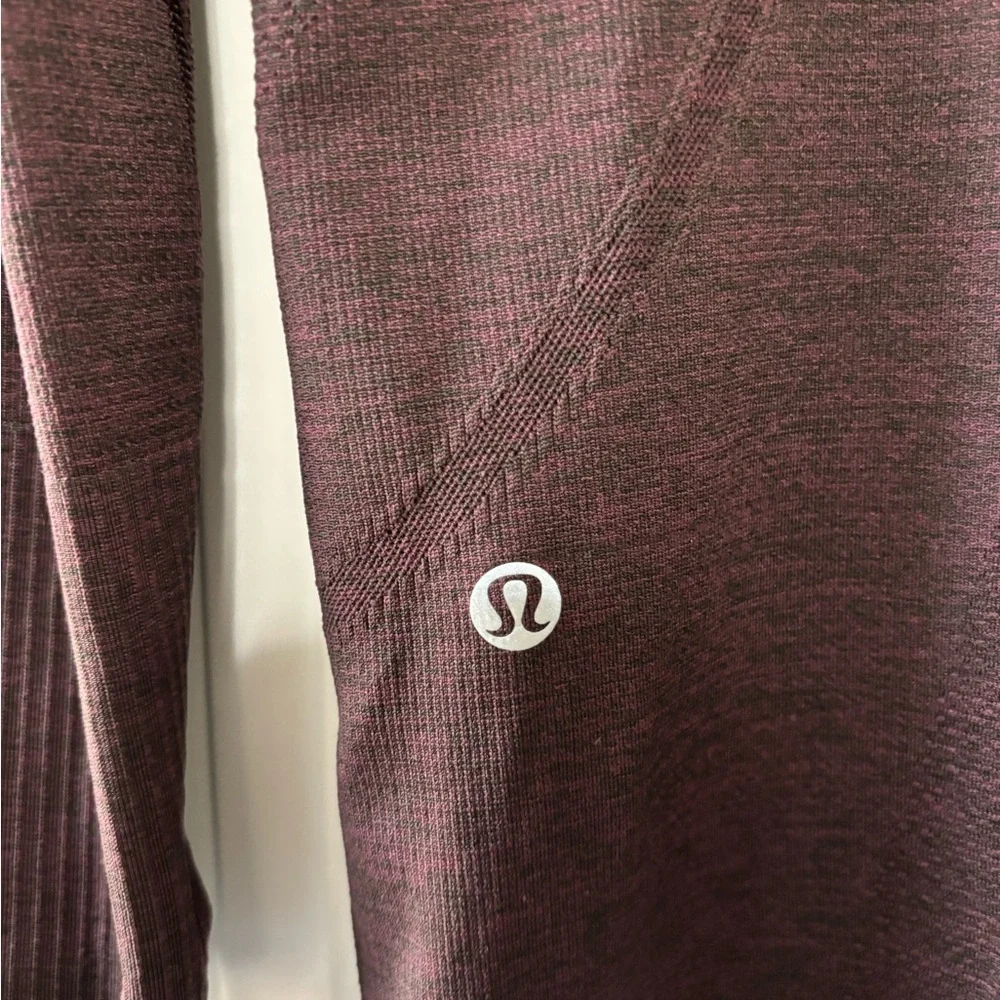 Lululemon swiftly tech half zip hoodie.